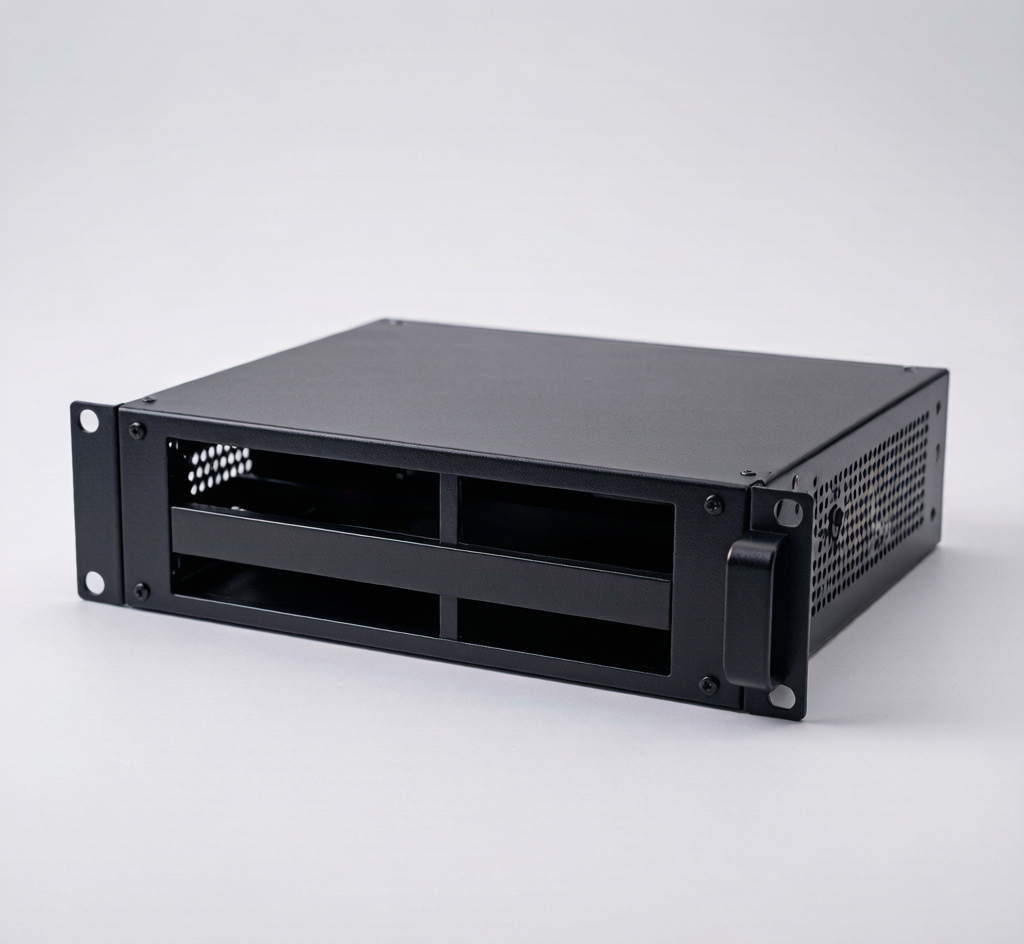 2-Slot Fiber Converter Rack Chassis